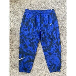 Nike USA Soccer Women Essential Graphic Blue Jogger Pants Size XL DN1137 452 New